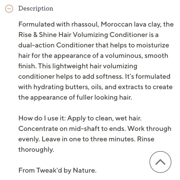 NWOT Tweak’d by Nature Rise & Shine Conditioner - Picture 6 of 6
